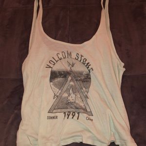 Turquoise Volcom tank too